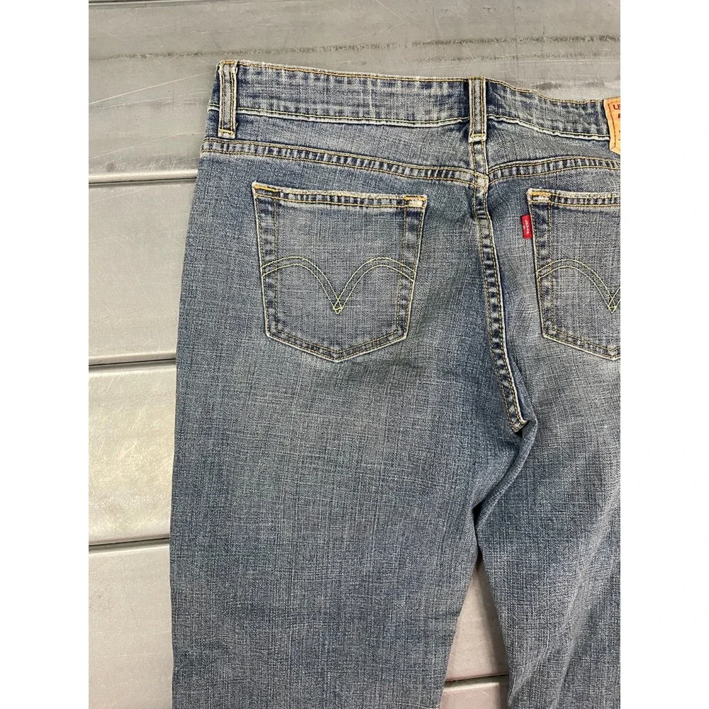 Levis 515 Boot Cut Jeans Womens‎ 14M 34x28 Blue Medium Wash Bootcut